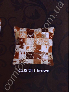 Подушка зі шкіри 211 brown